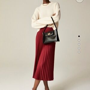 Pleated J.crew skirt sz small